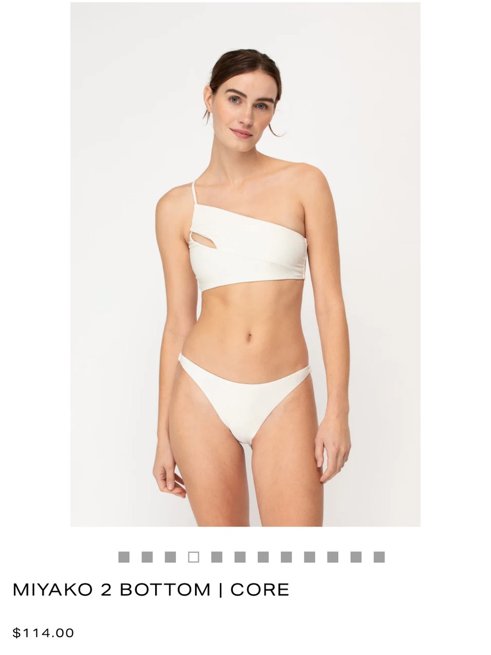 NWT MIYAKO 2 BOTTOM IN ECRU